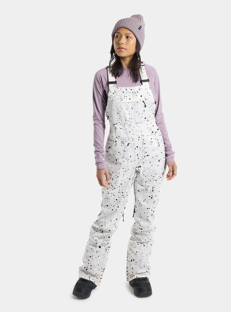 Burton Avalon 2L Snowboardove Nohavice Damske Biele | 82435-DHWJ