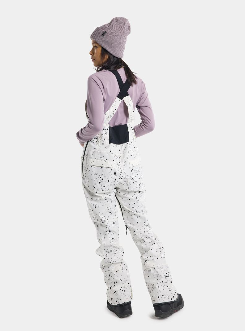 Burton Avalon 2L Snowboardove Nohavice Damske Biele | 82435-DHWJ