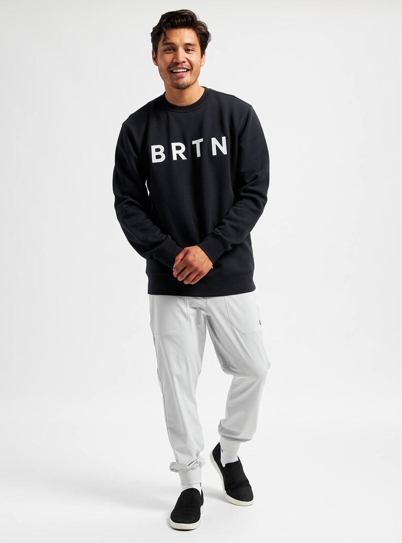 Burton BRTN Crew Mikina Damske Čierne | 48569-ETKY