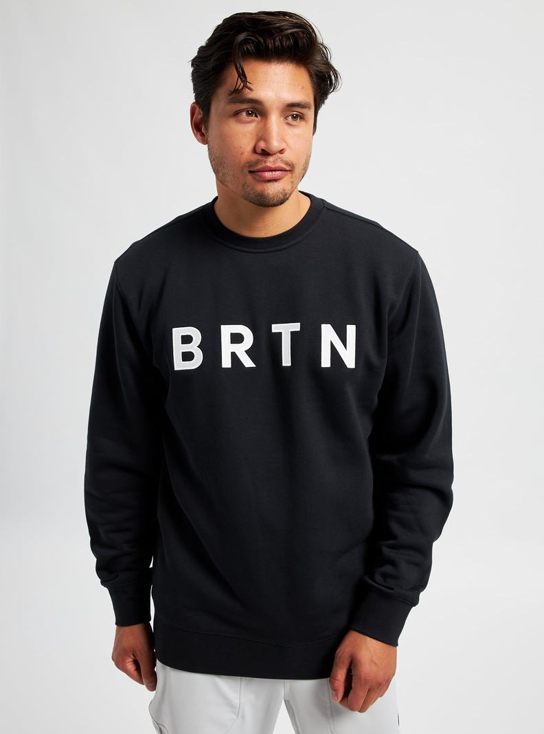 Burton BRTN Crew Mikina Damske Čierne | 48569-ETKY