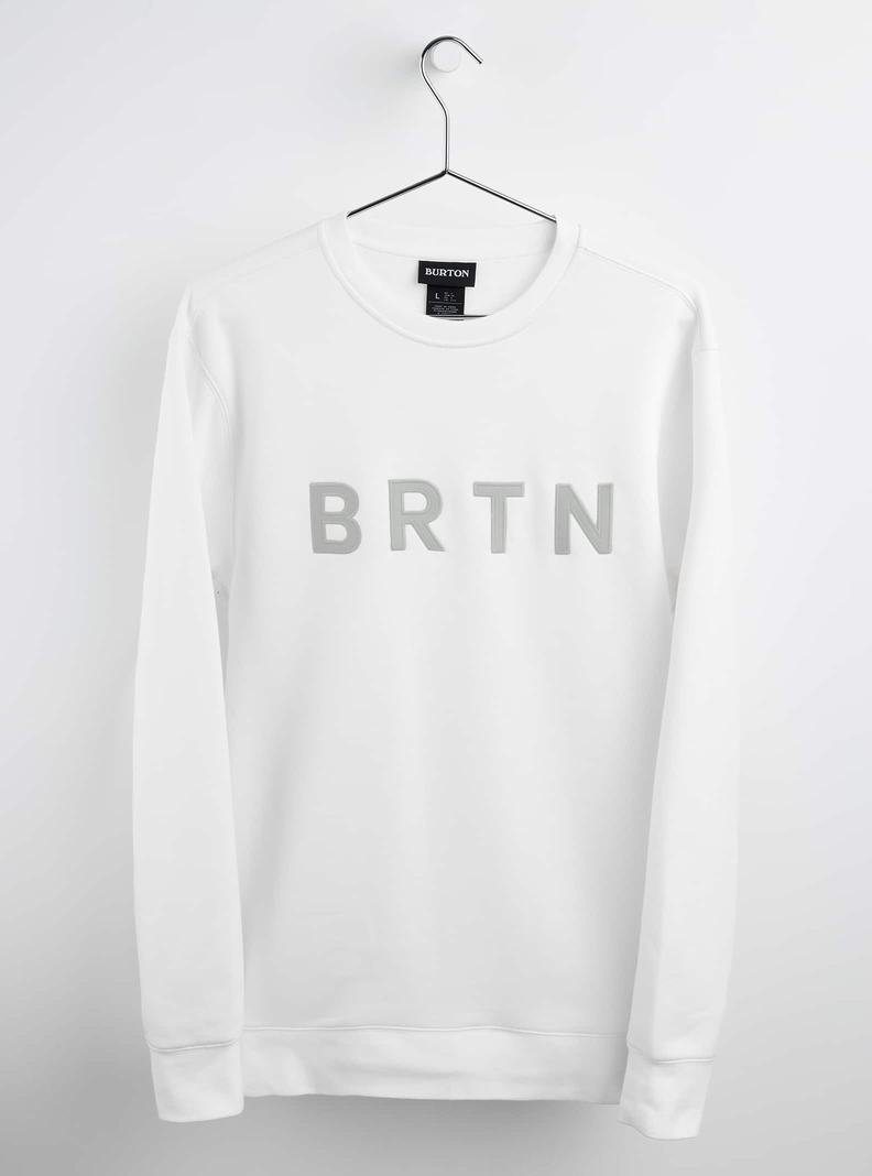Burton BRTN Crew Mikina Panske Biele | 21805-HWTD