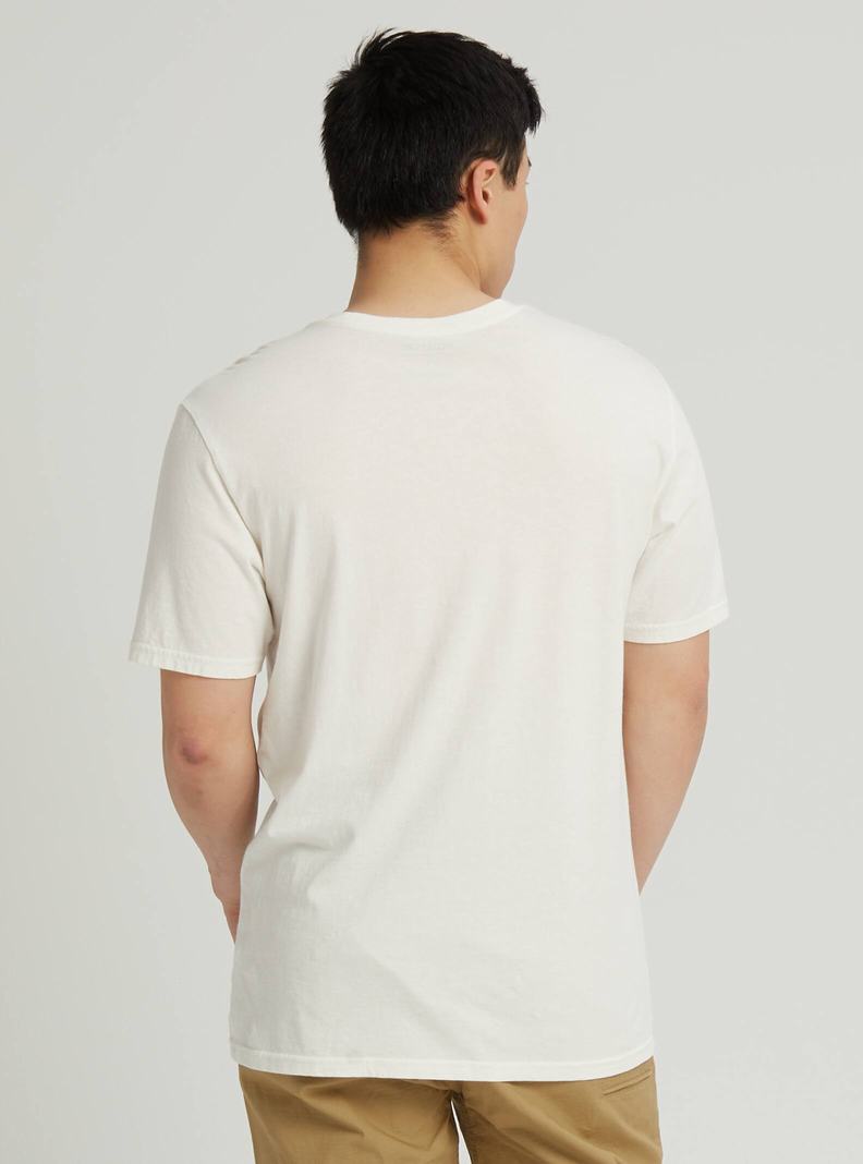 Burton BRTN Kratke Sleeve Tričko Damske Biele | 41503-PAXB