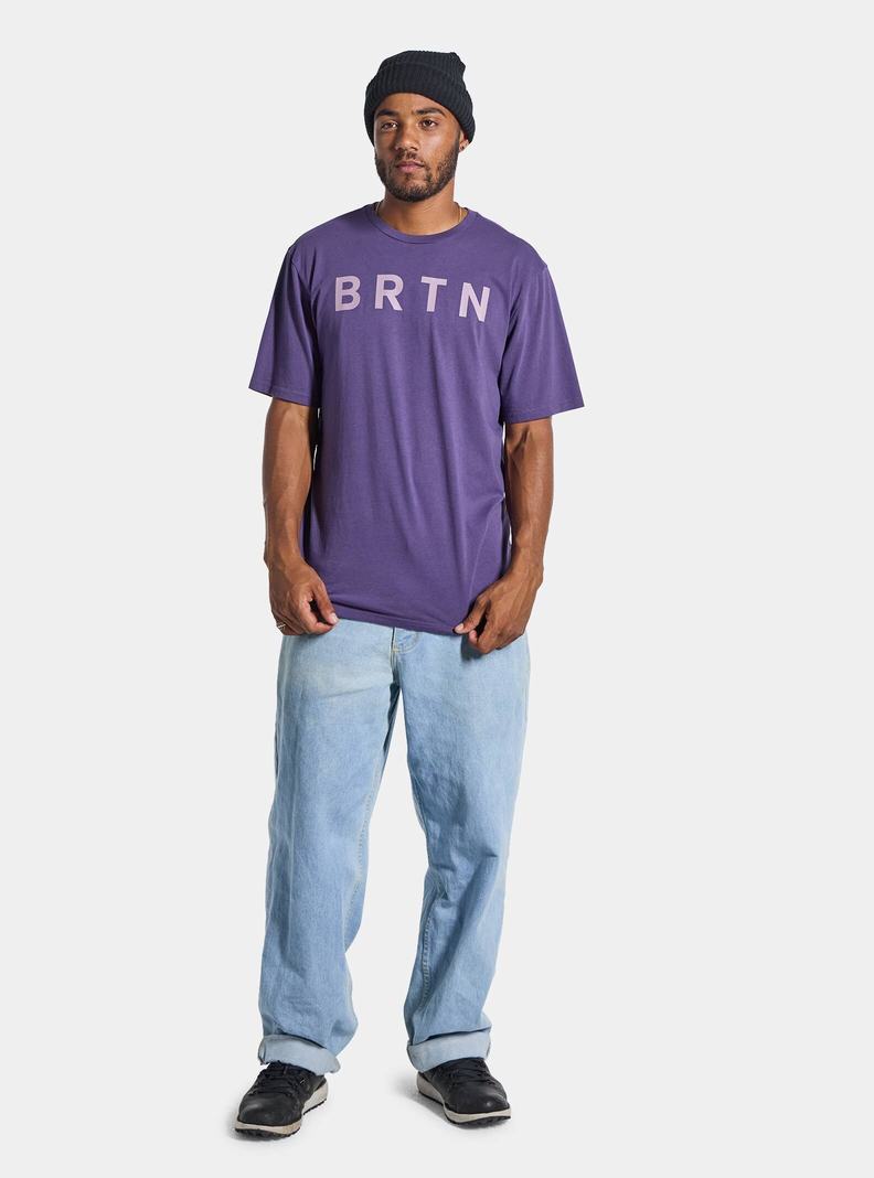 Burton BRTN Kratke Sleeve Tričko Panske Nachový | 28174-LPIX