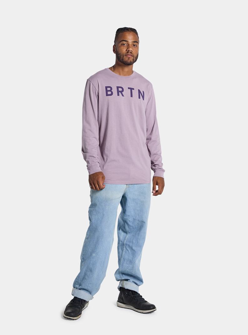 Burton BRTN Long Sleeve Tričko Panske Lavendel | 62748-QAVH