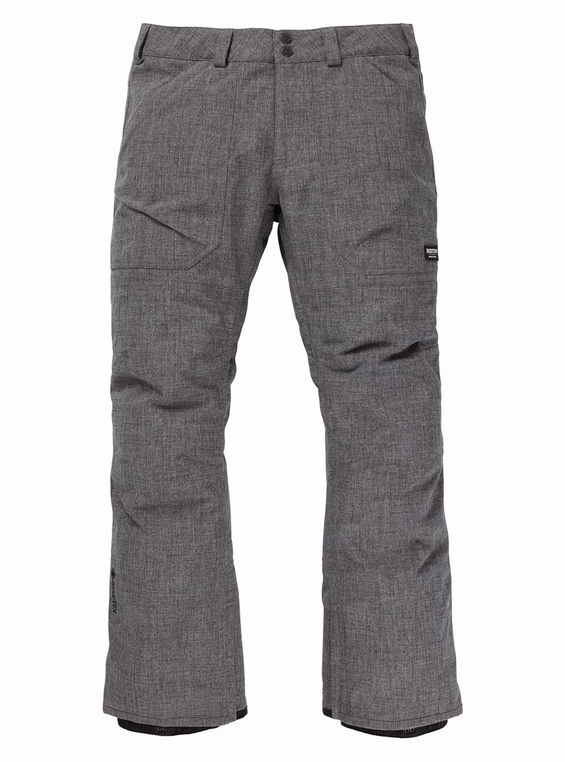 Burton Ballast GORE‑TEX 2L (Vysoke) Snowboardove Nohavice Panske Siva | 39451-YMHS