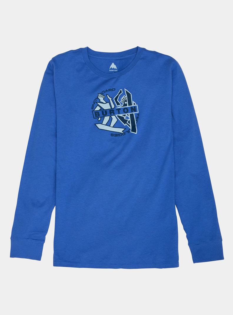 Burton Beal Long Sleeve Tričko Detske Modre | 50836-EIBF