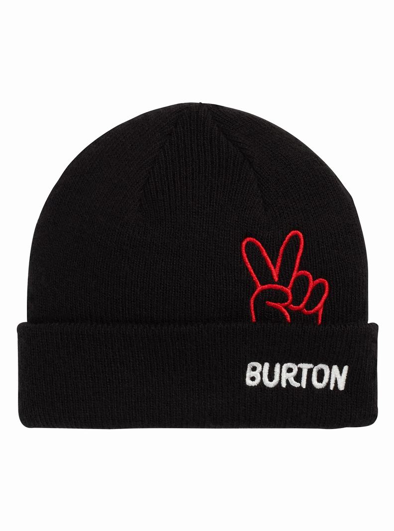 Burton Beanie Čiapky Detske Čierne | 52739-DIFS