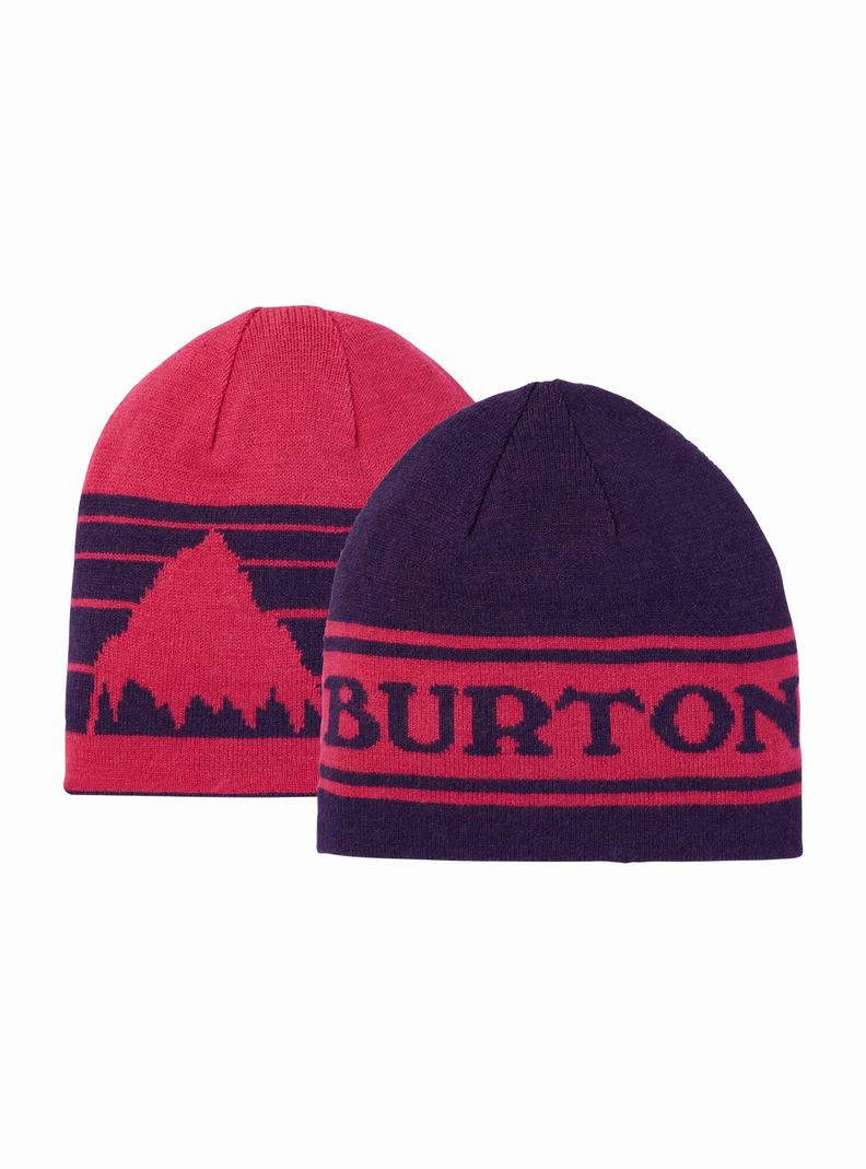 Burton Billboard Reversible Čiapky Detske Ruzove Nachový | 91726-UAHB