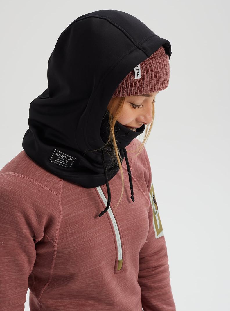 Burton Bonded Hood Masky Panske Čierne | 23198-SOXD
