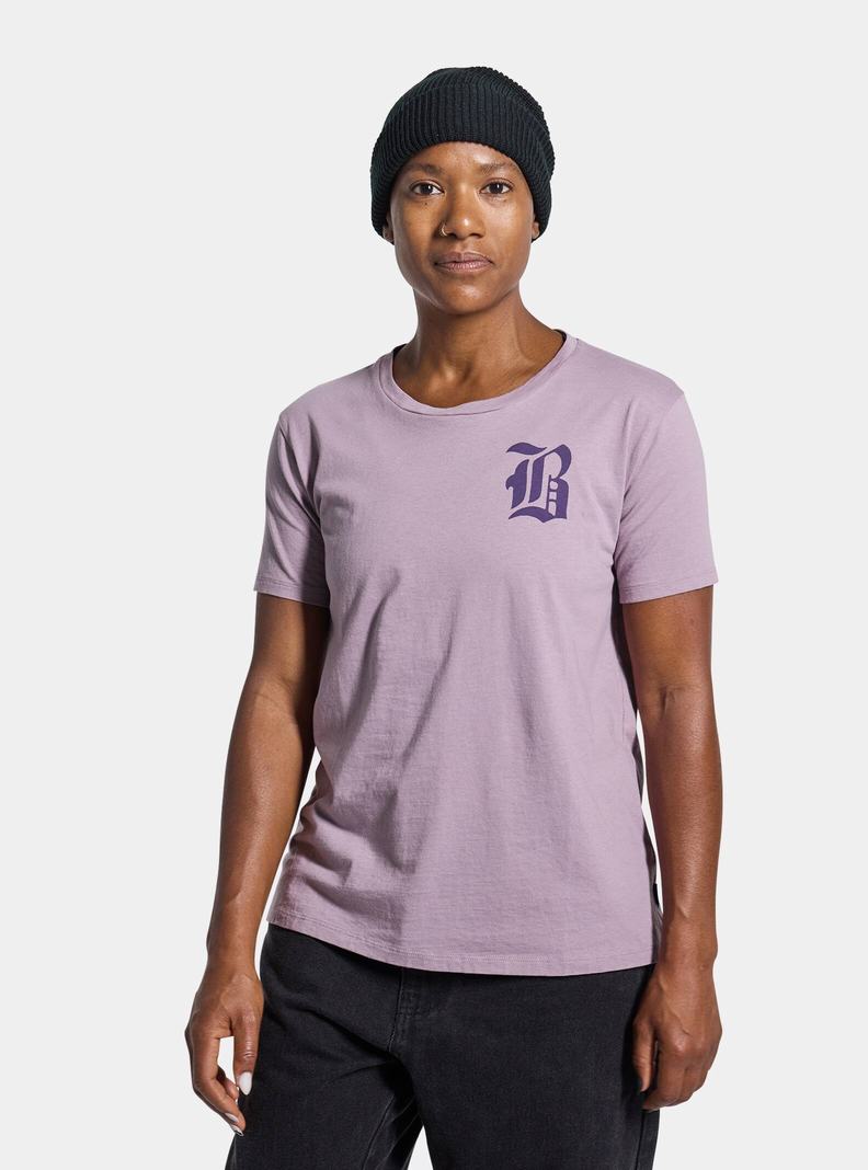 Burton Bradner Kratke Sleeve Tričko Damske Lavendel | 86274-OXFA