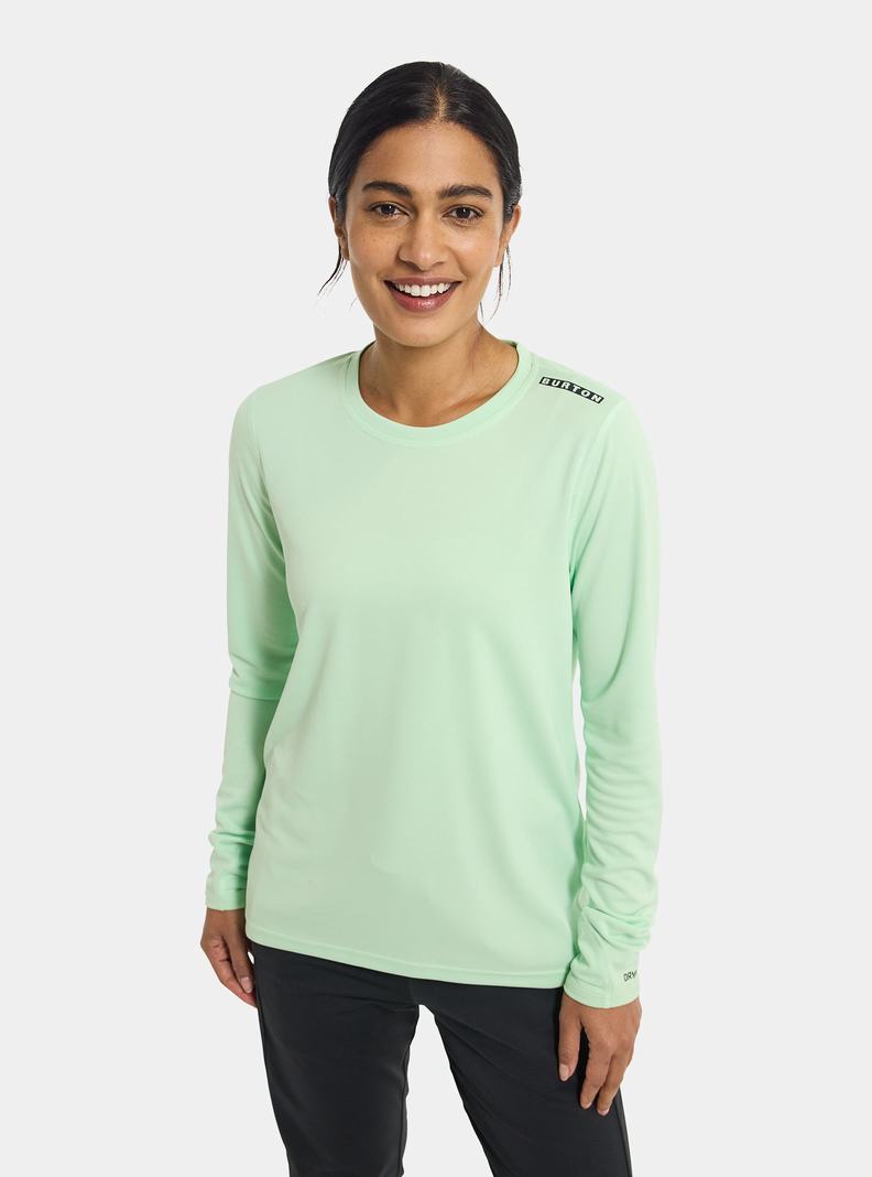 Burton Brand Active Long Sleeve Košele Damske Zelene | 41963-OISC