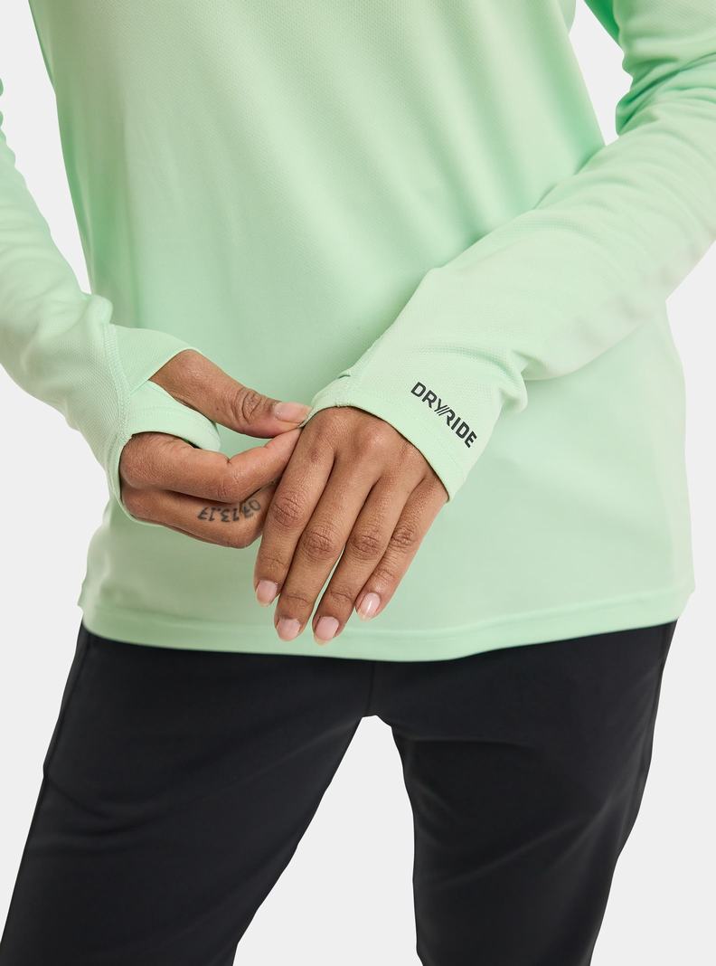 Burton Brand Active Long Sleeve Košele Damske Zelene | 41963-OISC