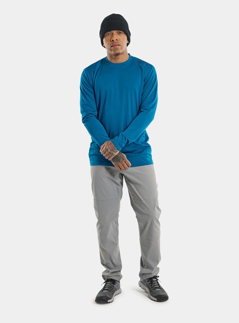 Burton Brand Active Long Sleeve Košele Panske Modre | 19502-JROD