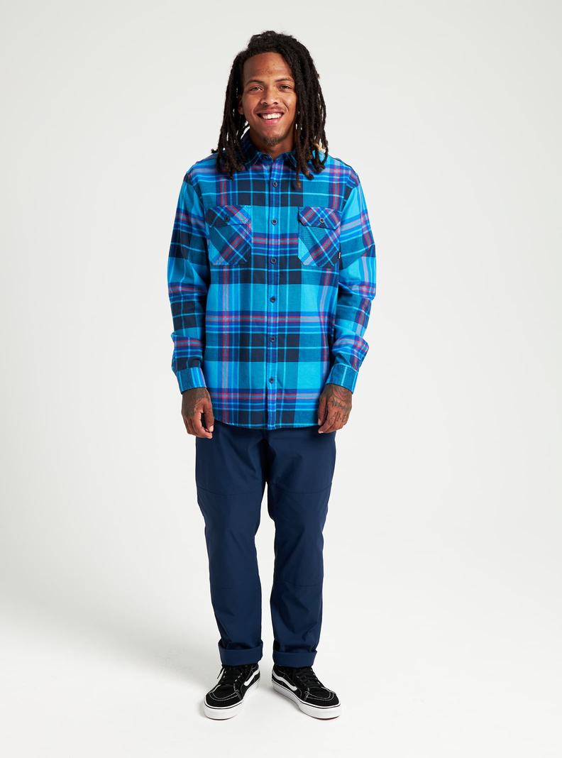 Burton Brighton Flannel Košele Panske Modre | 09135-NYTV