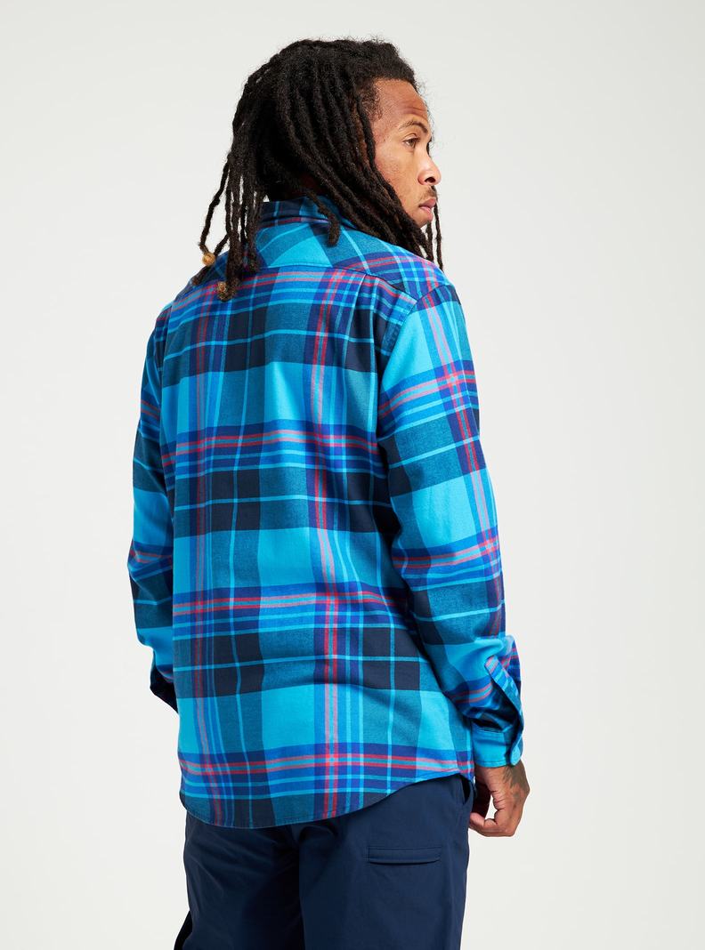 Burton Brighton Flannel Košele Panske Modre | 09135-NYTV