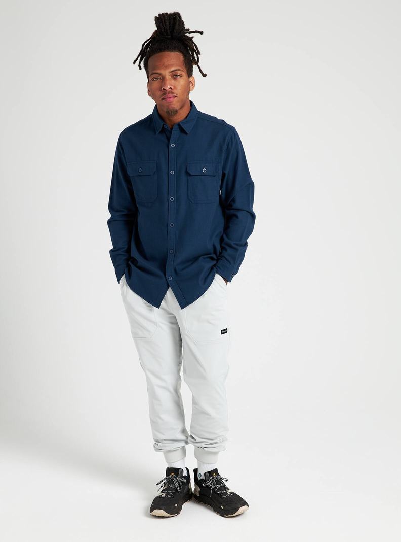 Burton Brighton Flannel Košele Panske Modre | 13267-CWAU