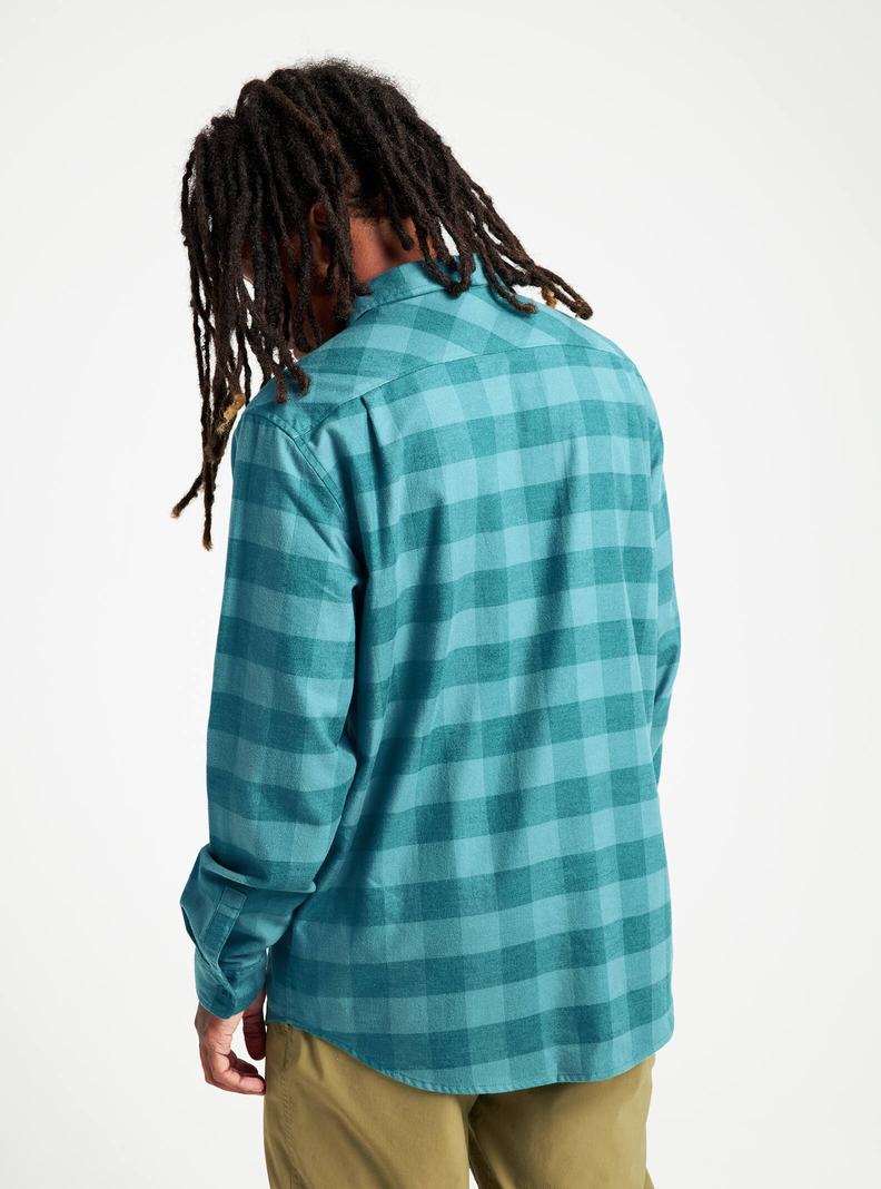 Burton Brighton Flannel Košele Panske Modre | 52389-PMZI
