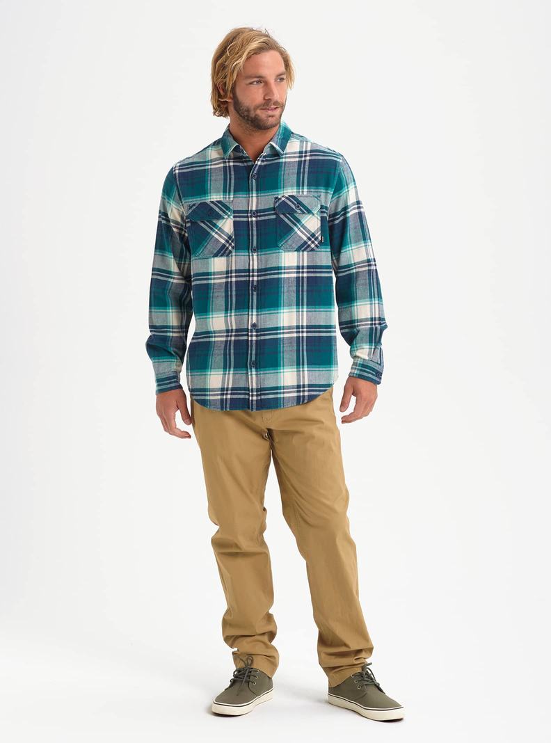 Burton Brighton Flannel Košele Panske Modre | 94063-WYRG
