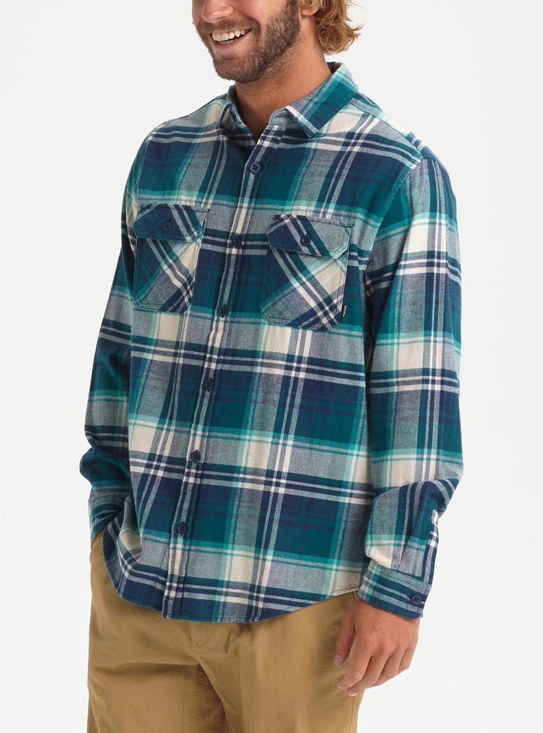 Burton Brighton Flannel Košele Panske Modre | 94063-WYRG