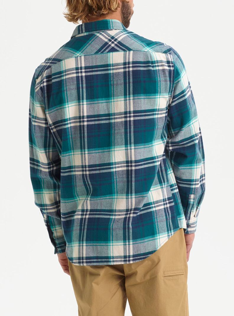 Burton Brighton Flannel Košele Panske Modre | 94063-WYRG