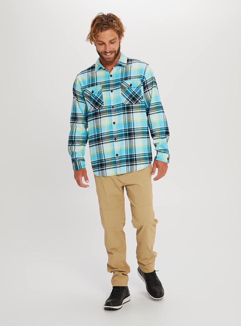Burton Brighton Flannel Košele Panske Čierne | 15680-CNIX
