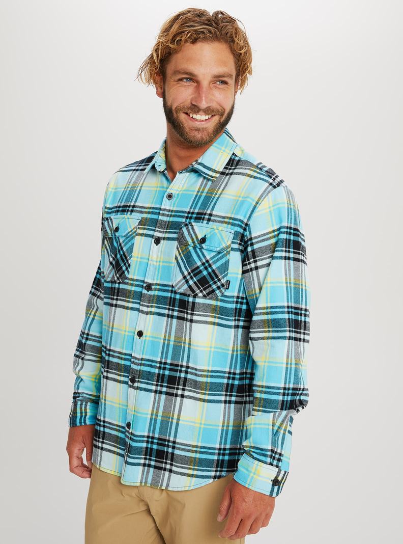 Burton Brighton Flannel Košele Panske Čierne | 15680-CNIX