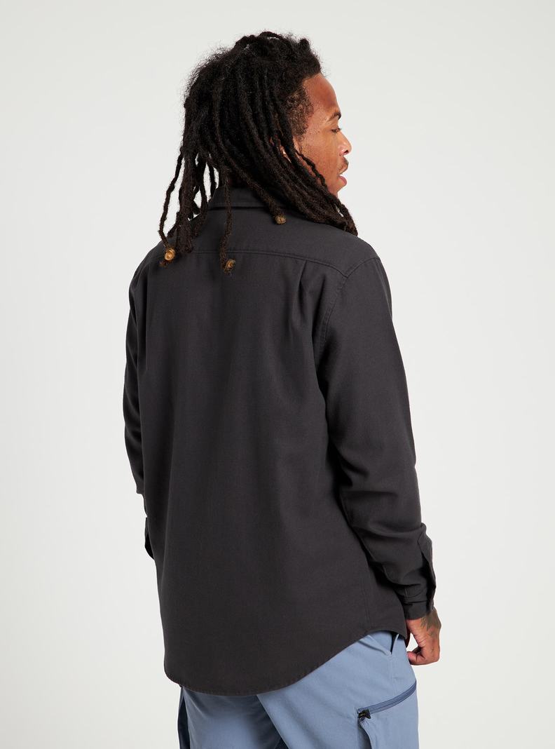 Burton Brighton Flannel Košele Panske Čierne | 85416-YETX