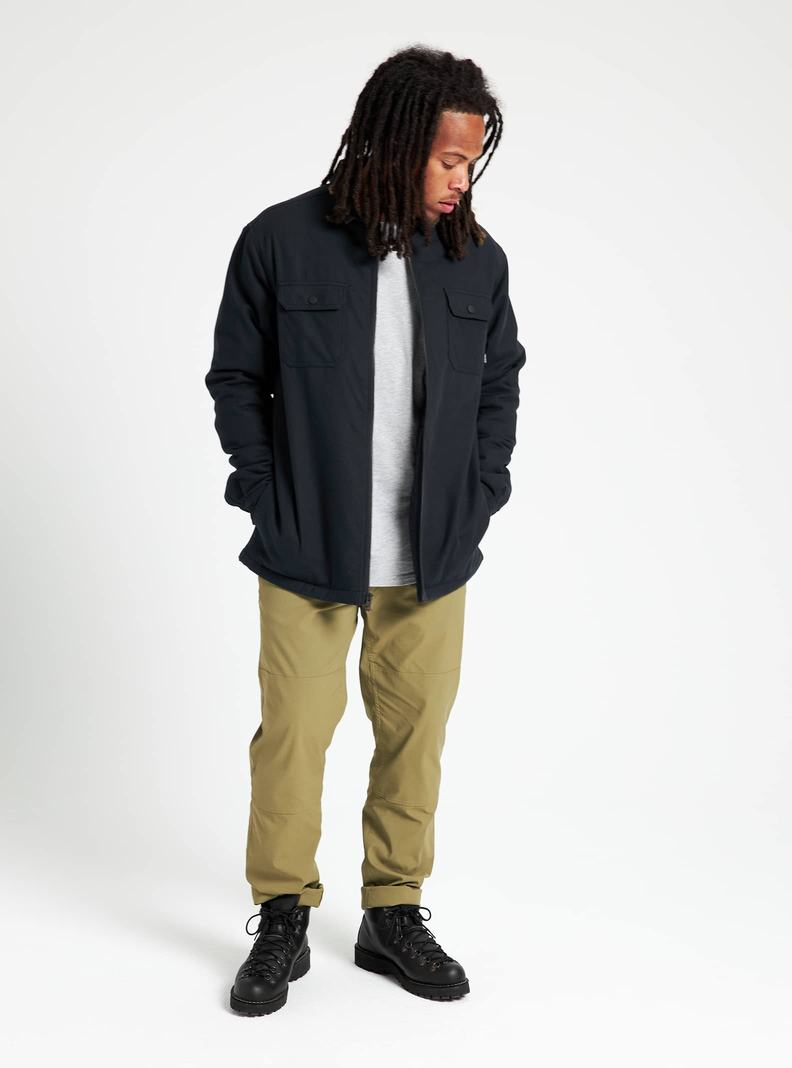 Burton Brighton Insulated Flannel Košele Panske Čierne | 29703-SZVI