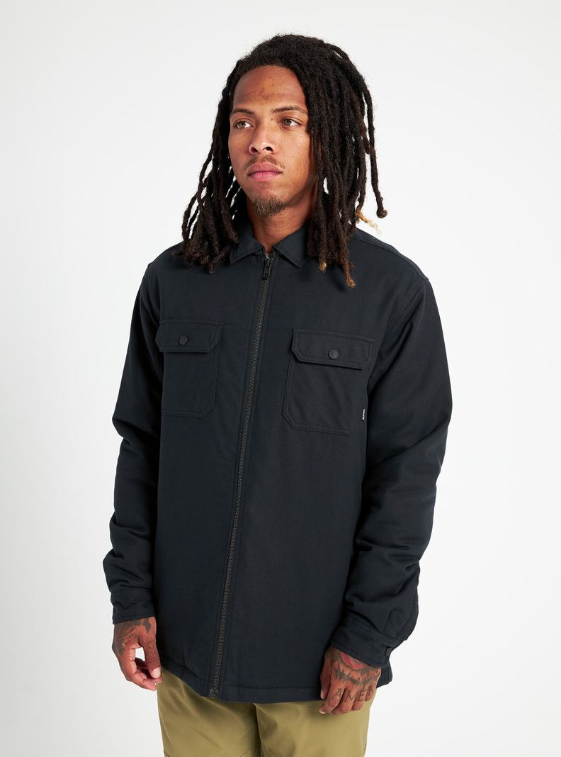 Burton Brighton Insulated Flannel Košele Panske Čierne | 29703-SZVI