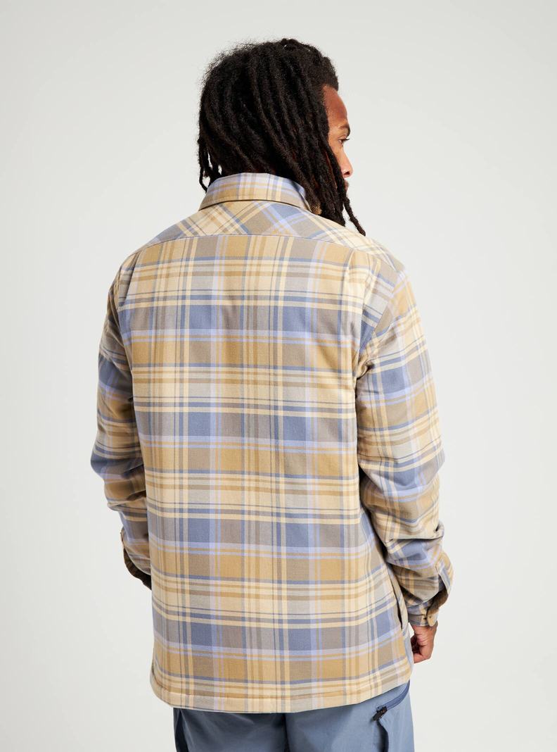 Burton Brighton Insulated Flannel Košele Panske Hnedožltý Modre | 90634-KFSD