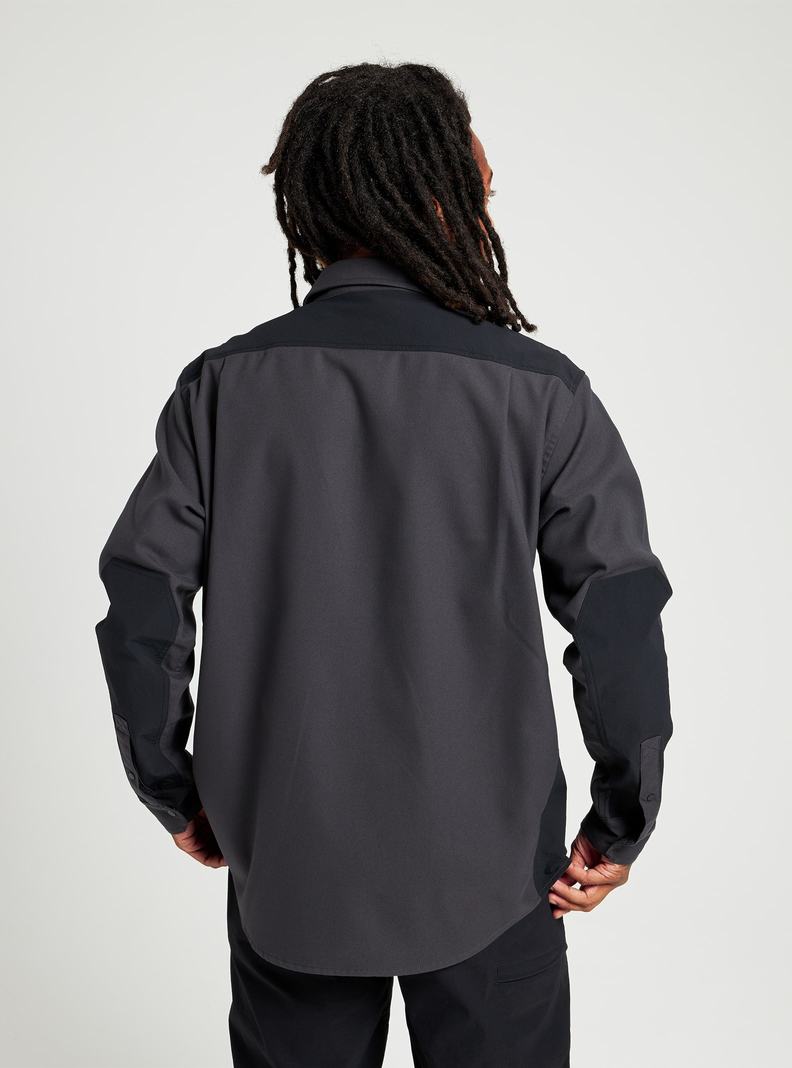 Burton Brighton Performance Flannel Košele Panske Čierne | 76153-YMQP