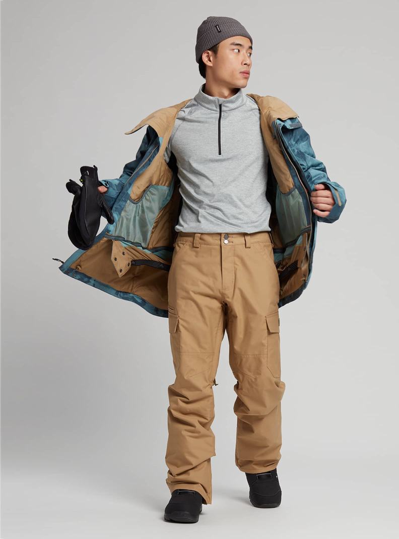 Burton Cargo 2L (Kratke) Snowboardove Nohavice Panske Hnedožltý | 78952-QDJP