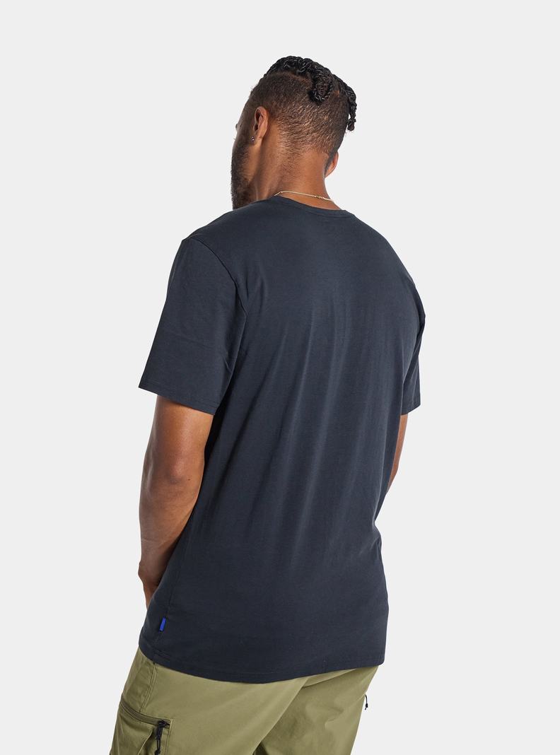 Burton Cartographer Kratke Sleeve Tričko Panske Čierne | 31568-YIUH