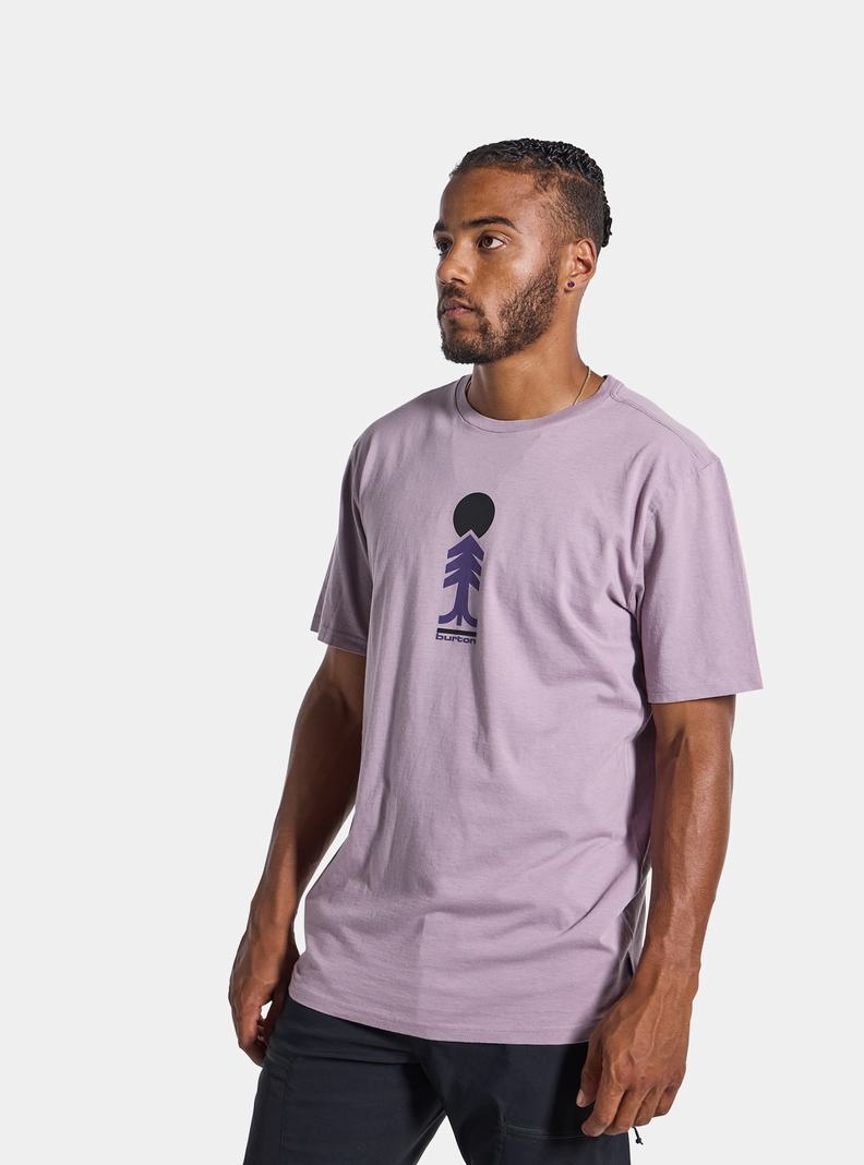 Burton Cartographer Kratke Sleeve Tričko Panske Lavendel | 45620-CGLO