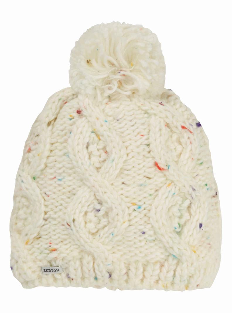Burton Chloe Čiapky Detske Biele | 53267-LIOD