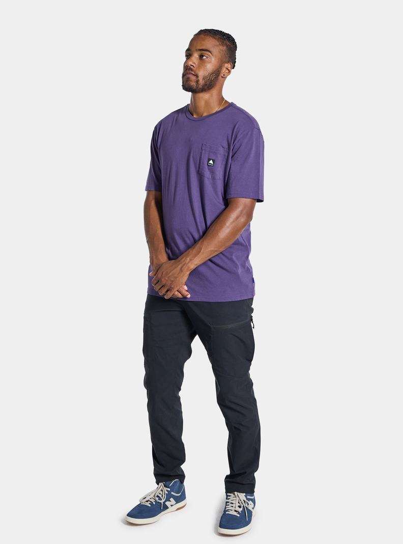 Burton Colfax Kratke Sleeve Tričko Damske Nachový | 36084-MBAX