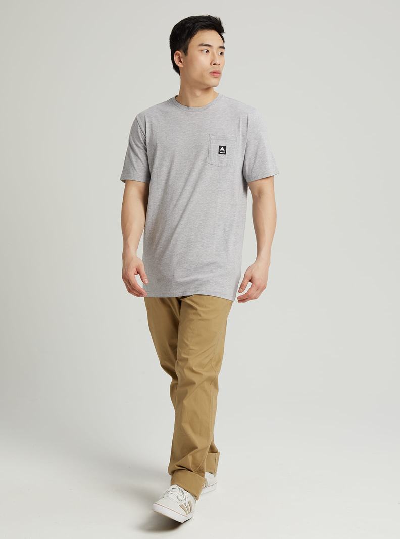 Burton Colfax Kratke Sleeve Tričko Damske Siva | 78604-KMUS