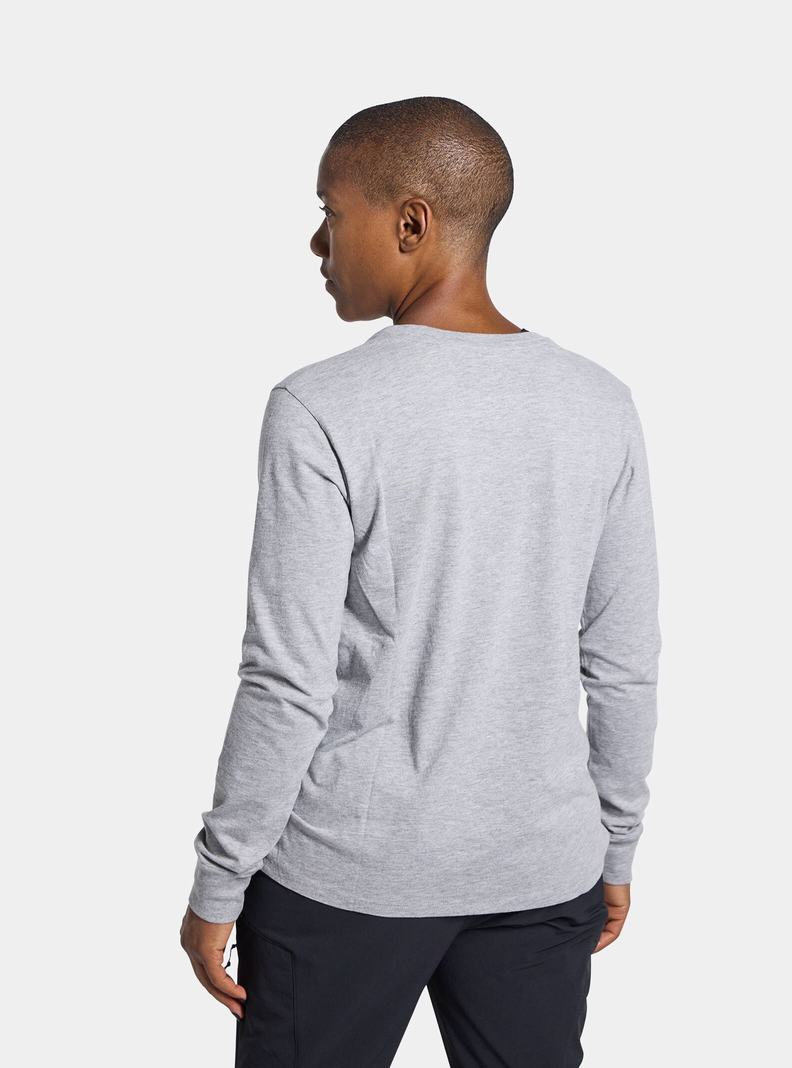 Burton Colfax Long Sleeve Tričko Damske Siva | 36297-QPZR