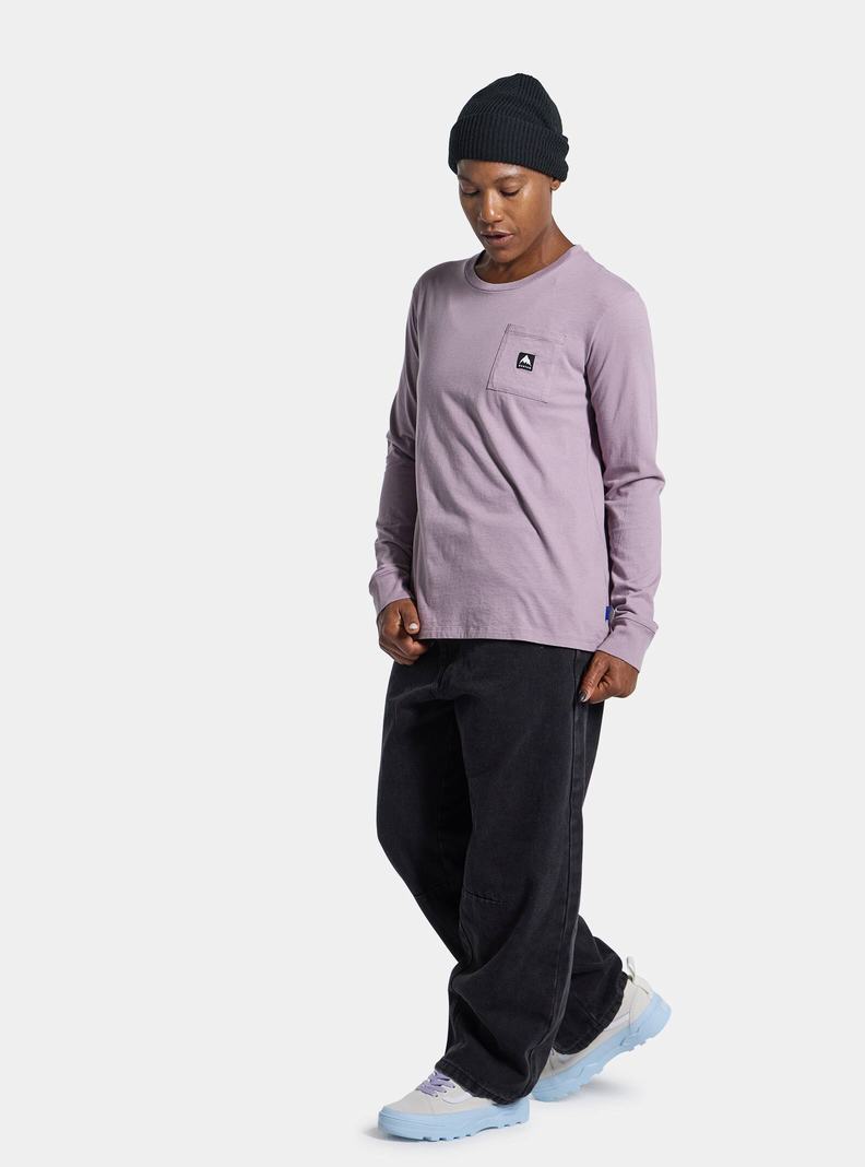 Burton Colfax Long Sleeve Tričko Damske Lavendel | 41329-UWRN
