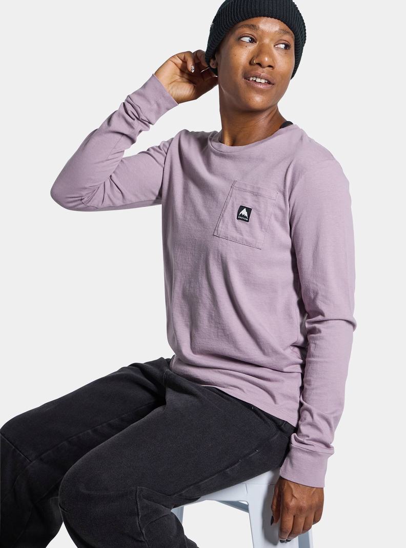 Burton Colfax Long Sleeve Tričko Damske Lavendel | 41329-UWRN