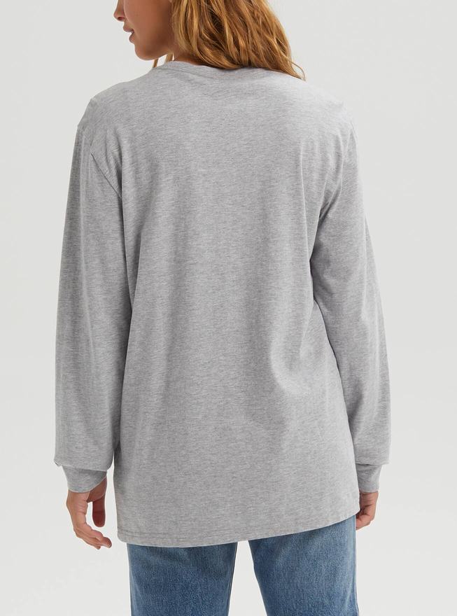 Burton Colfax Long Sleeve Tričko Damske Siva | 48096-XIAU