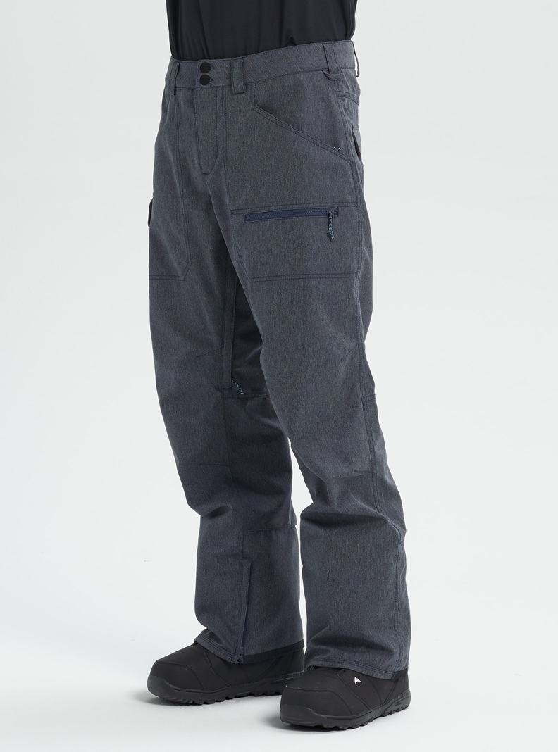 Burton Covert 2L Snowboardove Nohavice Panske Tmavo Siva | 06351-JQLR