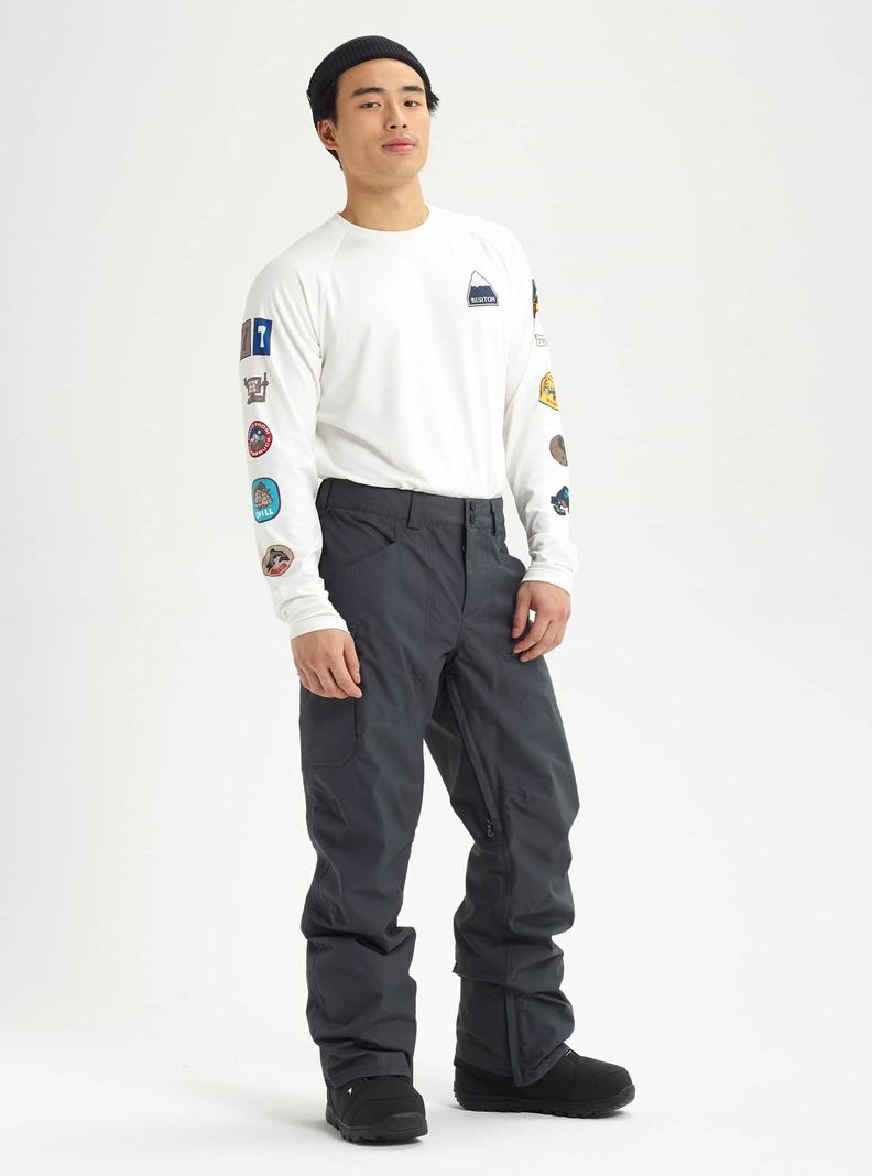 Burton Covert 2L Snowboardove Nohavice Panske Tmavo Siva | 21853-QEMB