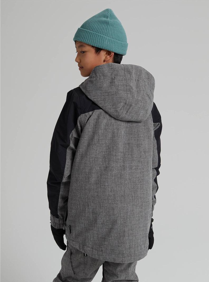 Burton Covert 2L Zimní Bunda Detske Siva Čierne | 74869-XGBZ