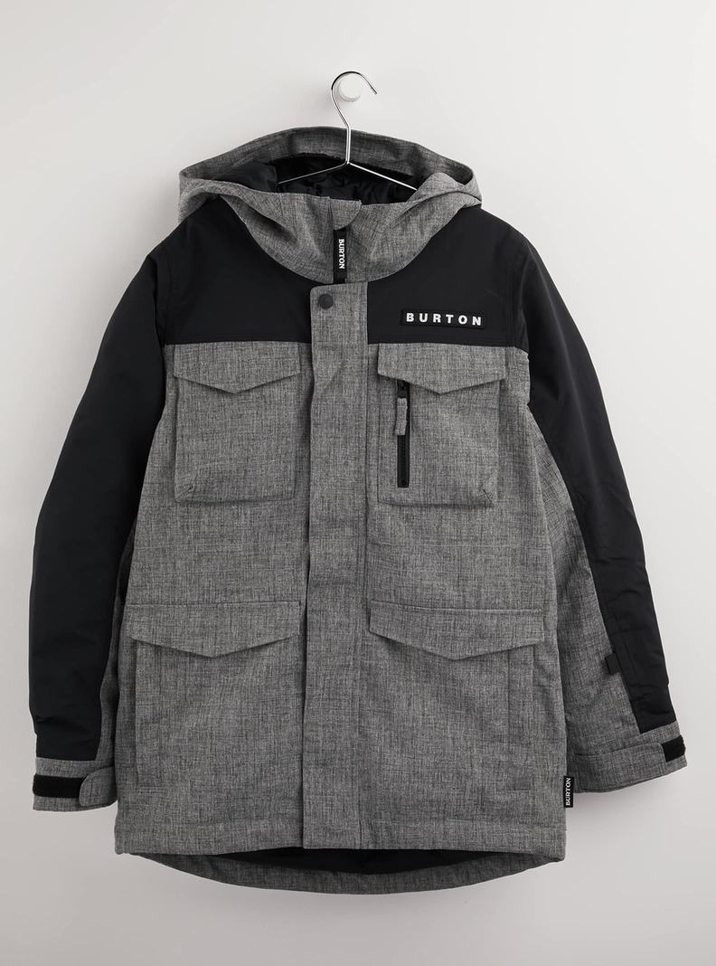Burton Covert 2L Zimní Bunda Detske Siva Čierne | 74869-XGBZ
