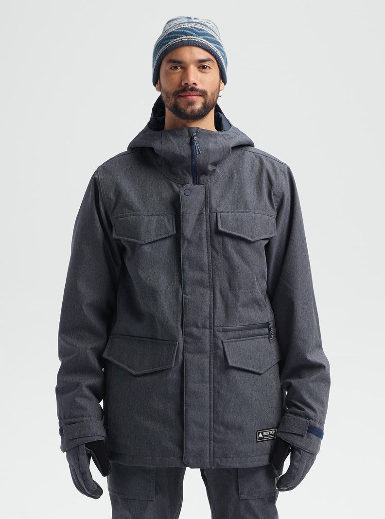 Burton Covert 2L Zimní Bunda Panske Siva | 48312-ATJE