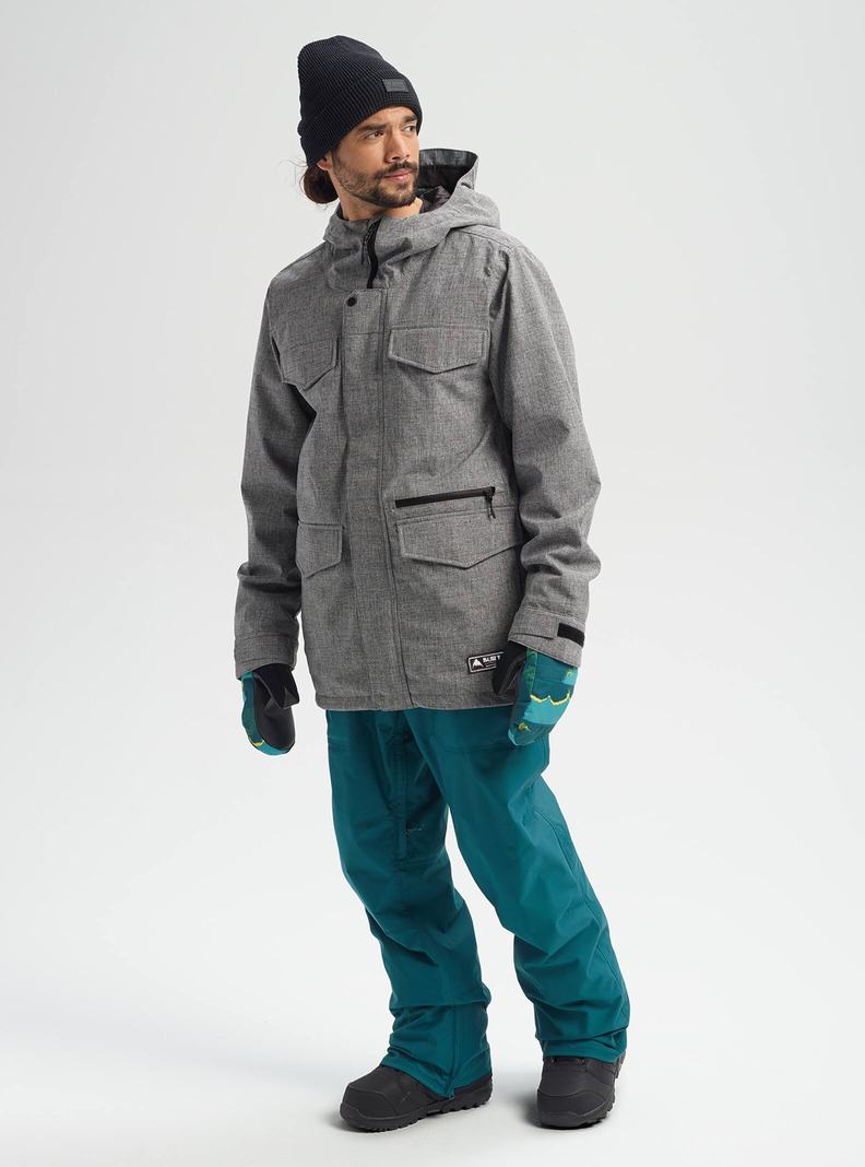 Burton Covert 2L Zimní Bunda Panske Siva | 96237-CRAV
