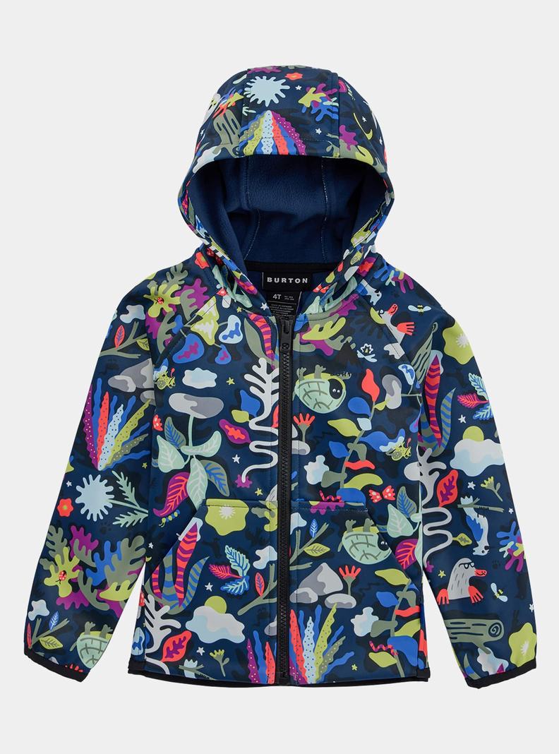 Burton Crown Weatherproof Full-Zip Fleece Mikina Detske Viacfarebný | 27903-REZQ