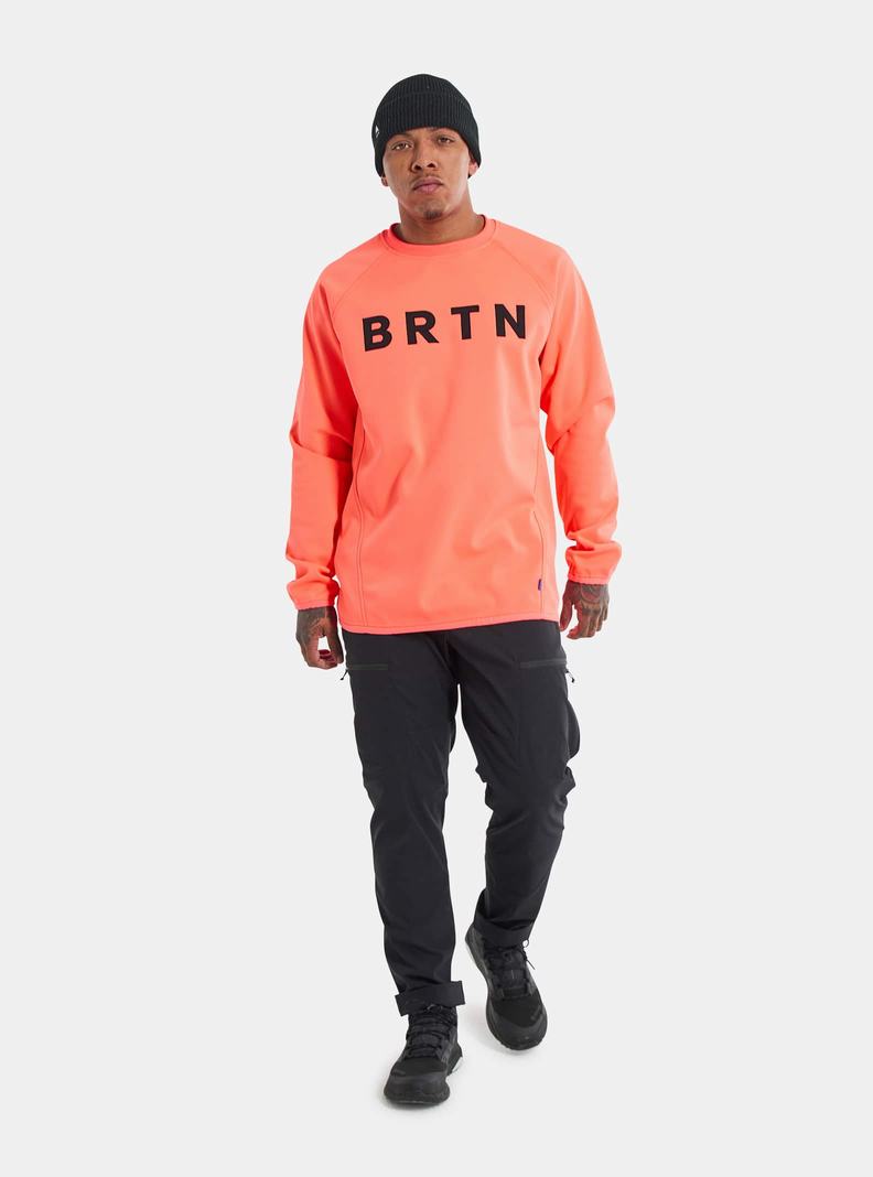 Burton Crown Weatherproof Pullover Crew Mikina Panske Oranžové | 50439-TXIQ