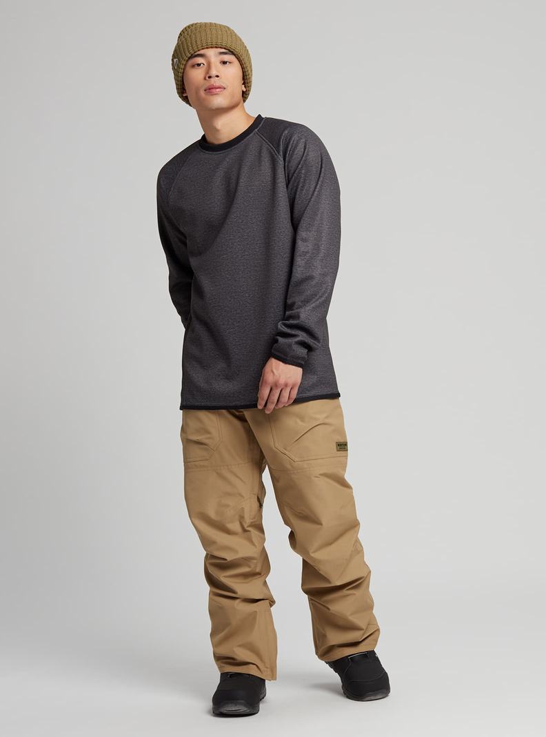 Burton Crown Weatherproof Pullover Crew Mikina Panske Čierne | 68052-JKPO